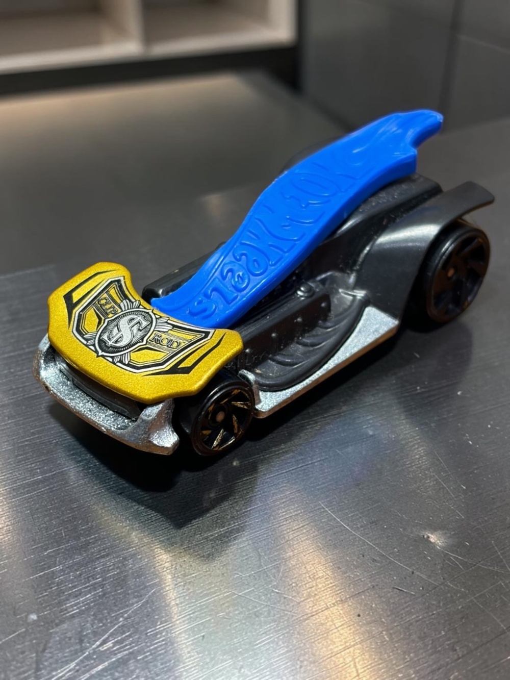Hot Wheels Clip Rod GHB51 2019 Gray Blue Clip Loose Diecast